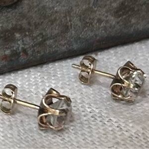 Antique 10k 1ct+ Old Cut Earrings